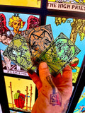 Neon Halloween Complete Standard Major Arcana Tarot Deck