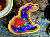 Vintage Halloween Witch Hat Offering Tray