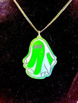 Neon Halloween Ghost Necklace