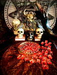 Vegvisir Blood Ritual Rune Casting Board