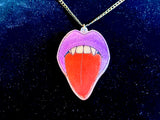 Vintage Halloween Vampire’s Kiss Necklace