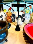 Vintage Halloween Beach Vamp Earrings