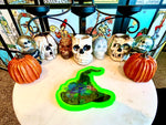 Neon Halloween Witch Hat Offering Tray