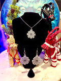 Glittering Snowflake Jewelry Set