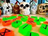 Neon Halloween Rune Set