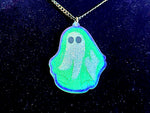 Vintage Halloween Ghost Necklace