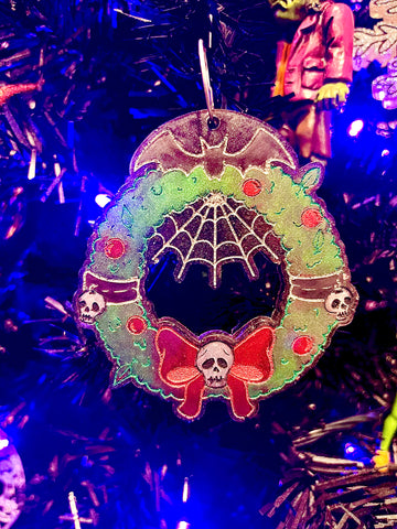 Premium Bat Wreath Ornament